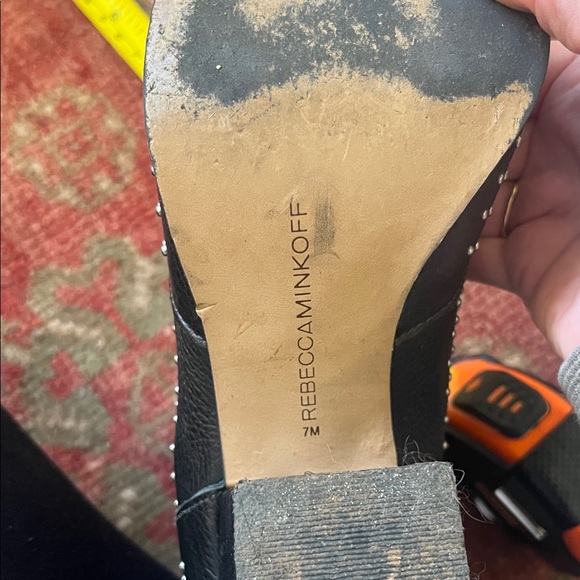 Rebecca Minkoff, Studded Black Ankle Boot, size 7 - Picture 8 of 8